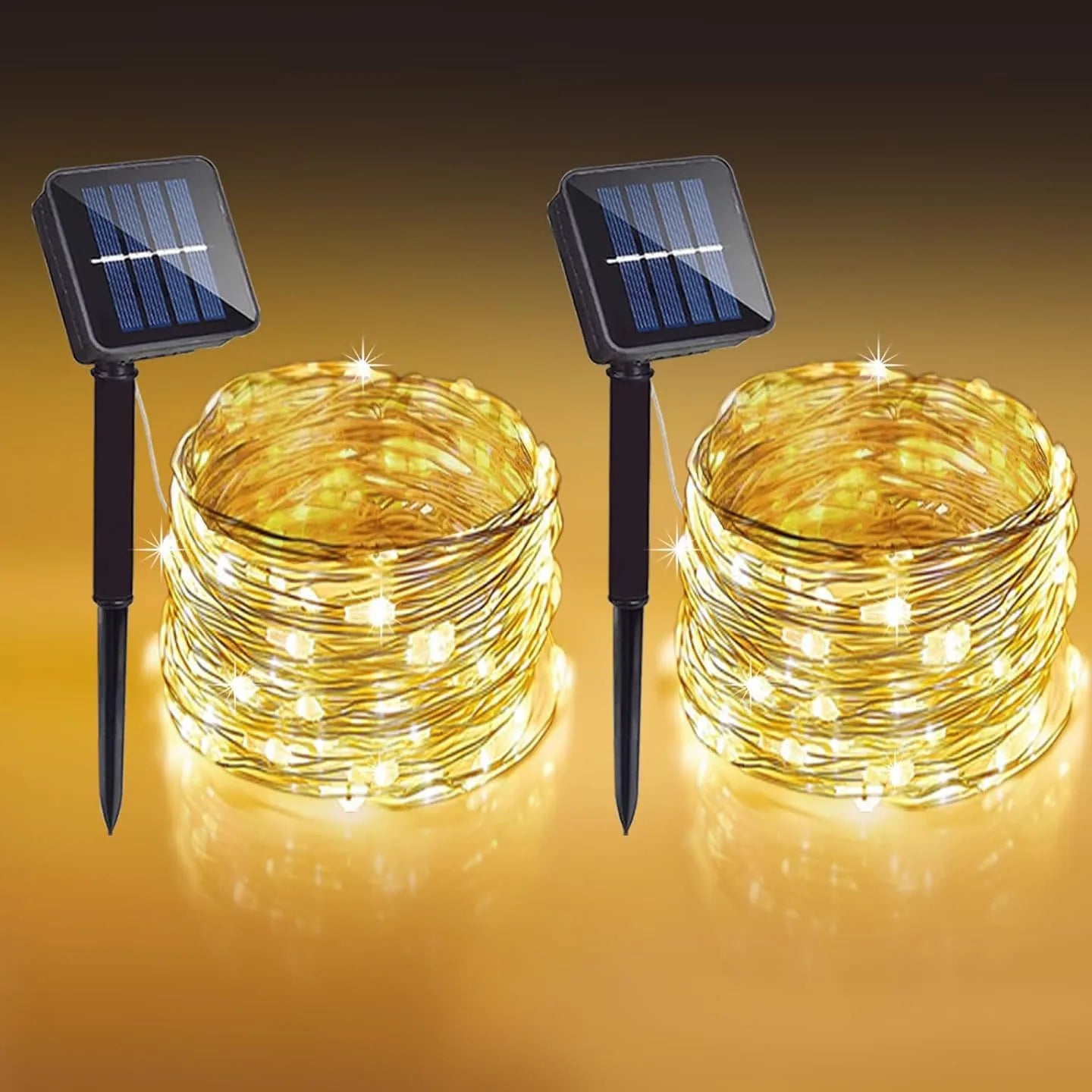 Solar Fairy String Lights – Waterproof 8-Mode Outdoor Garden & Patio Lights