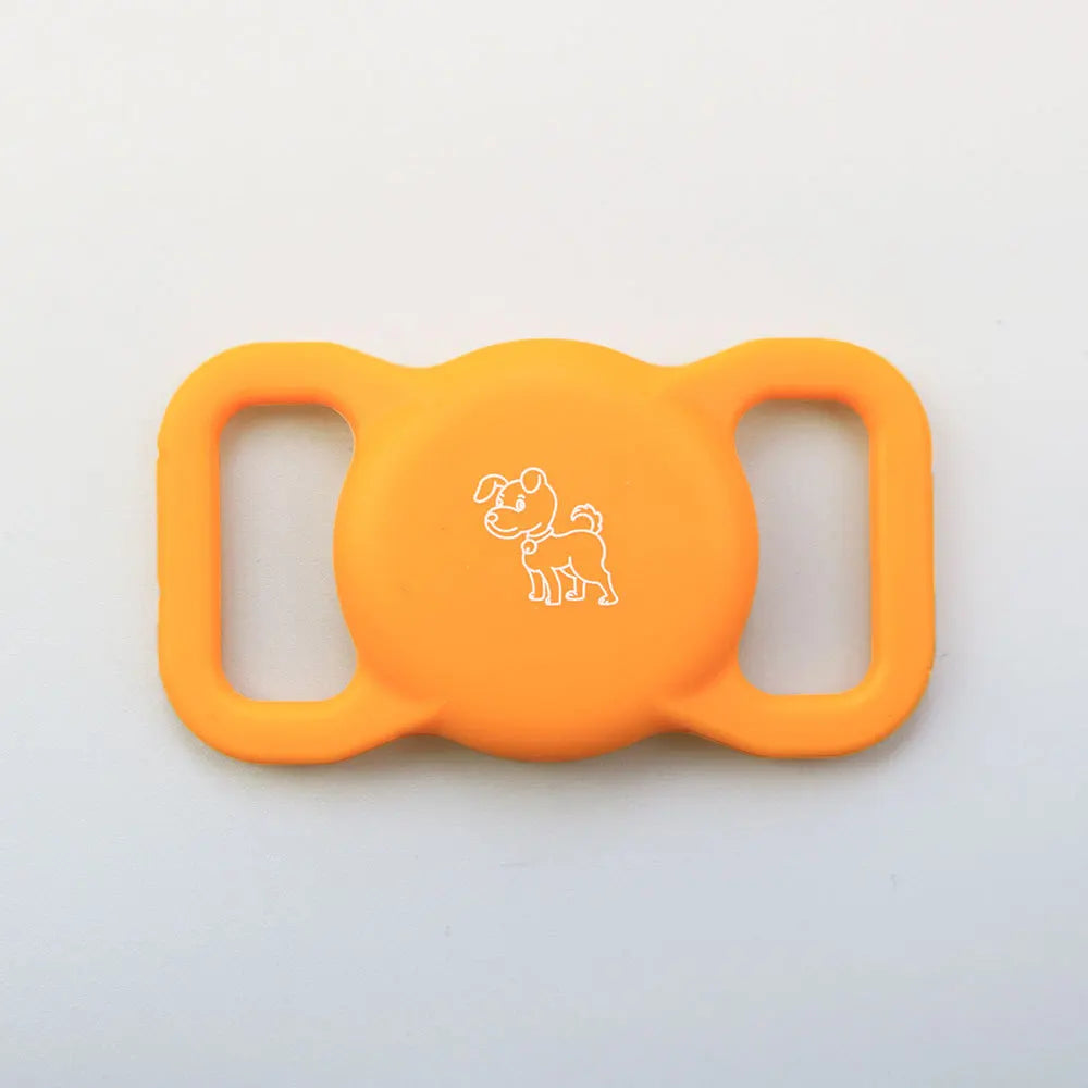 AirTag Dog & Cat Collar Holder – Silicone Full Body Protective