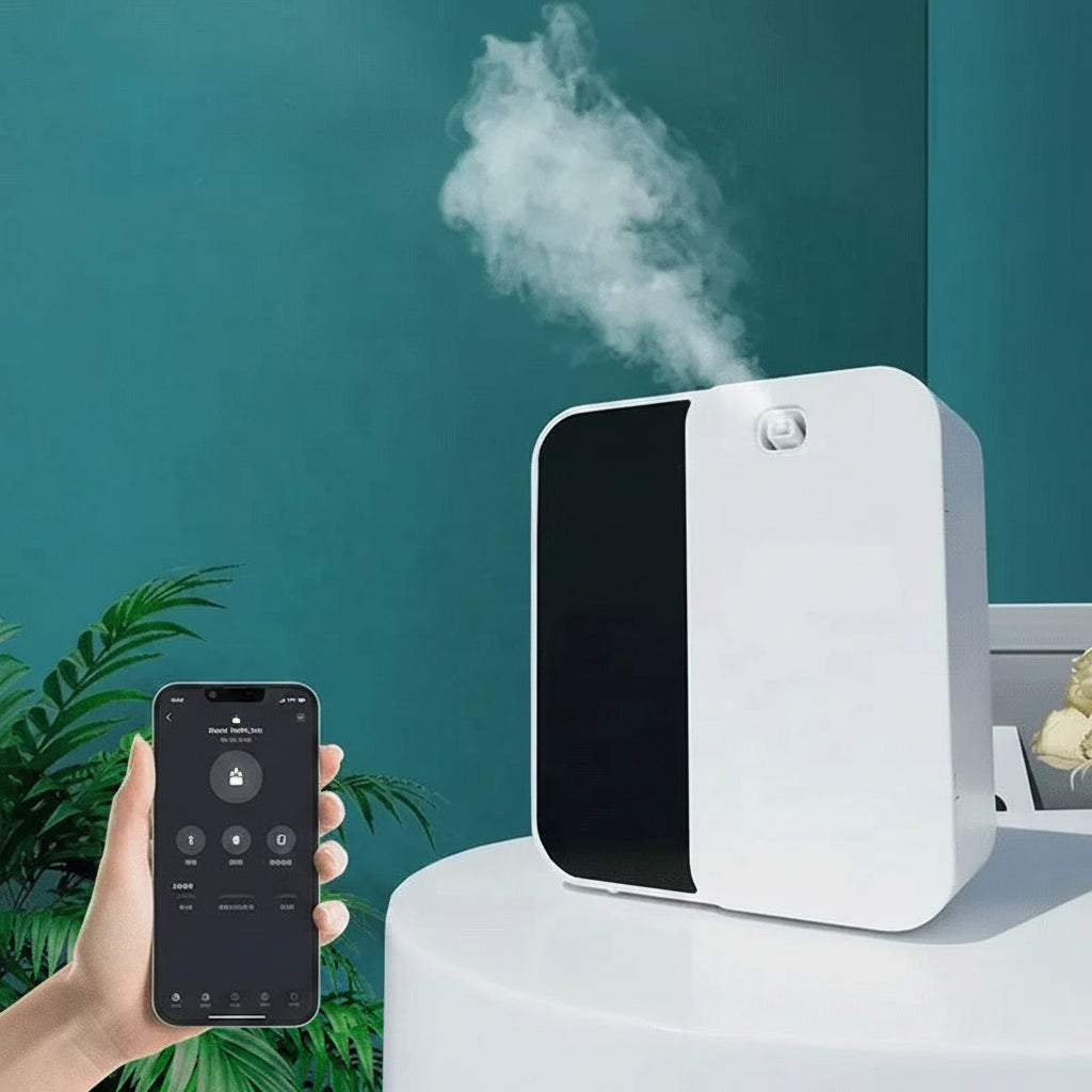 Smart Waterless Aroma Diffuser – Wall Mounted Essential Oil Scent Machine