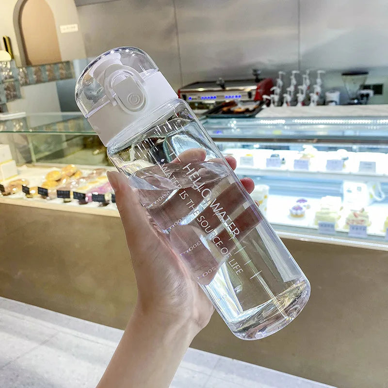 780ml Leak-Proof Sports Water Bottle with Carry Strap