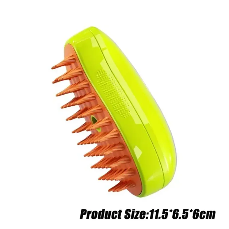 3-in-1 Steam Pet Grooming Brush – Spray, Massage & Hair Removal