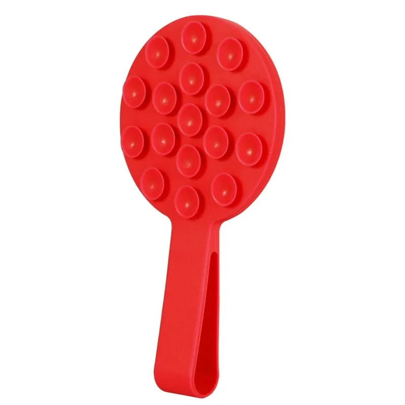 Magnetic Silicone Suction Cup Phone Holder – Portable Handheld & Mirror Mount