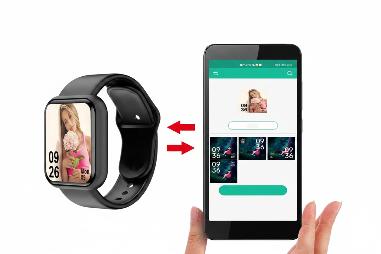 Smart Fitness Watch with Heart Rate, Sleep & Activity Tracking