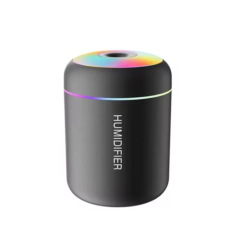 Mini Desktop Humidifier with Colorful LED Night Light