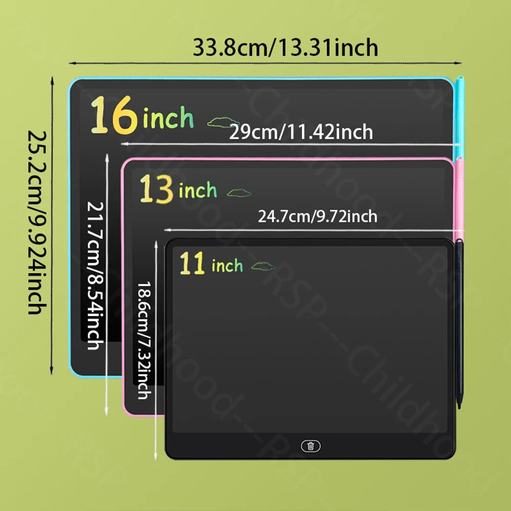 LCD Drawing Tablet for Kids – Doodle & Writing Board with Stylus
