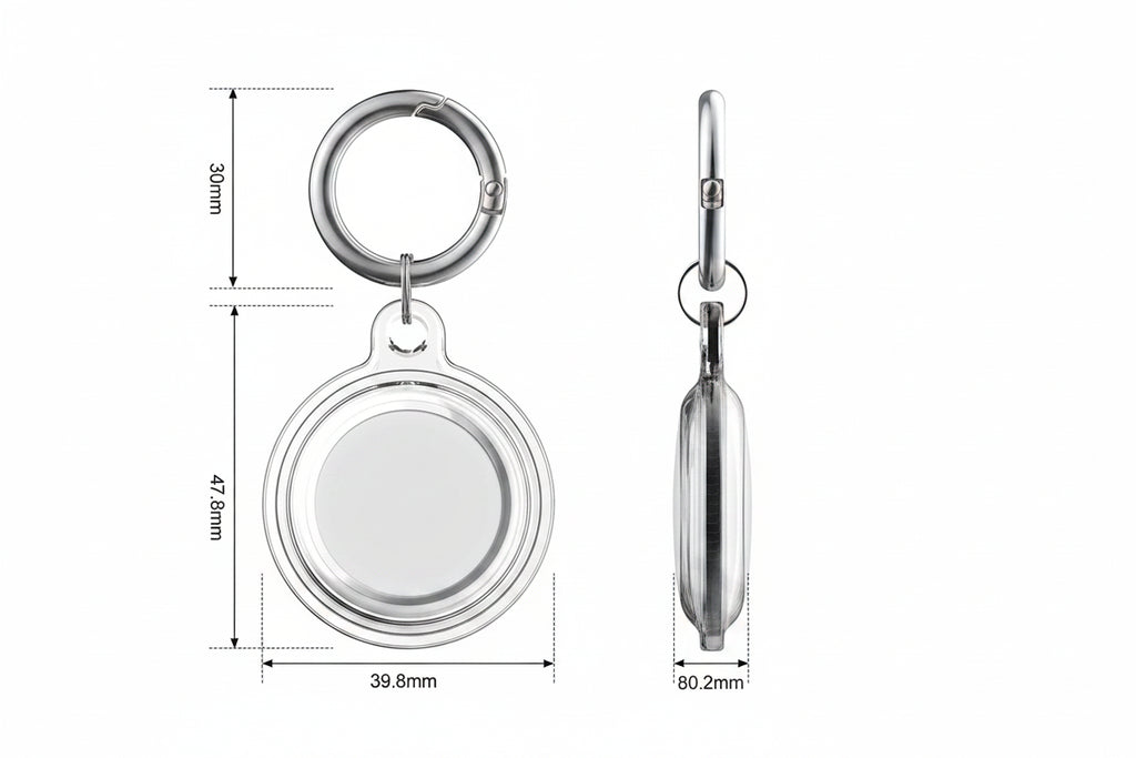 Waterproof AirTag Protective Keychain Holder – Anti-Lost Tracker Case