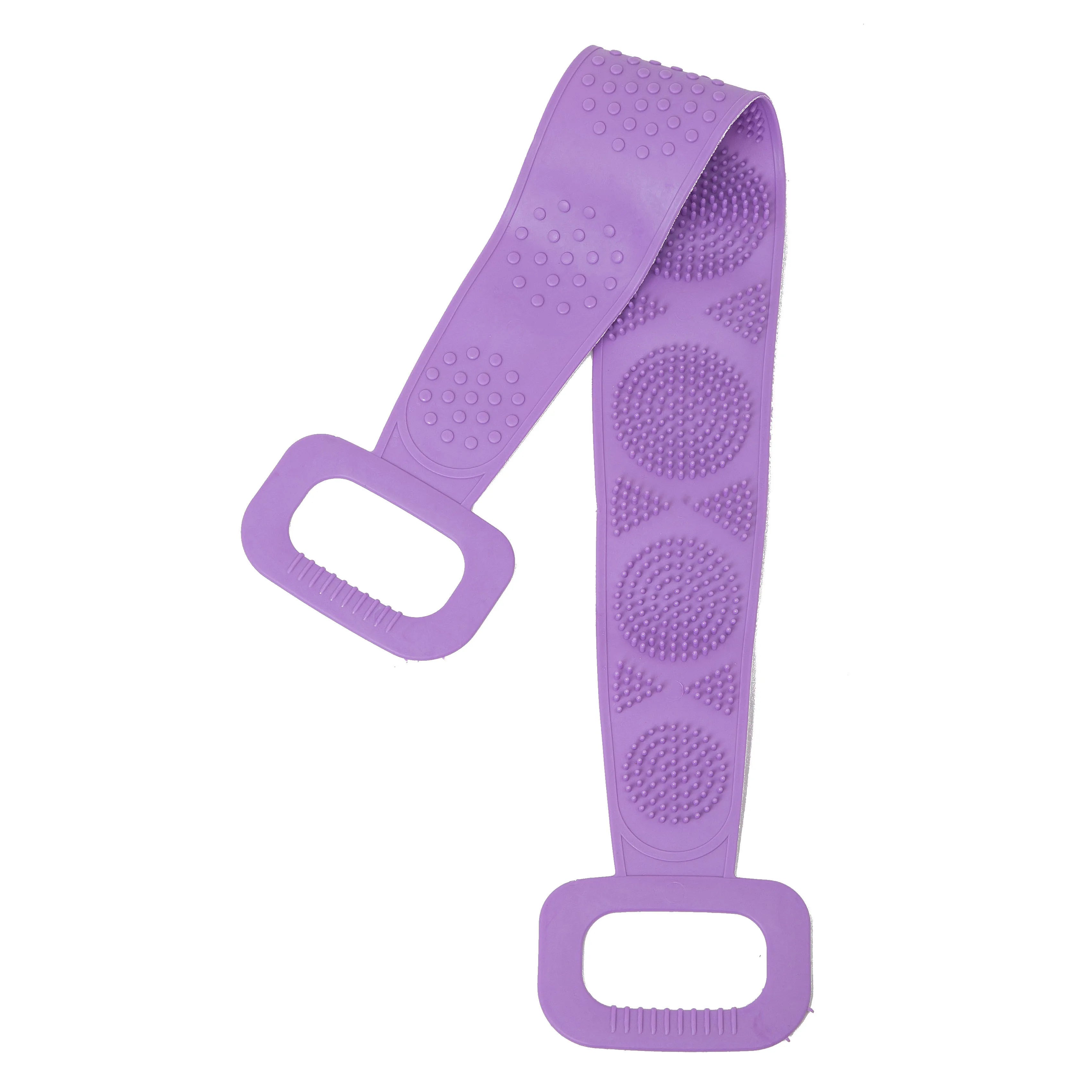 Silicone Exfoliating Back Scrubber – Long Body Shower Massage Brush
