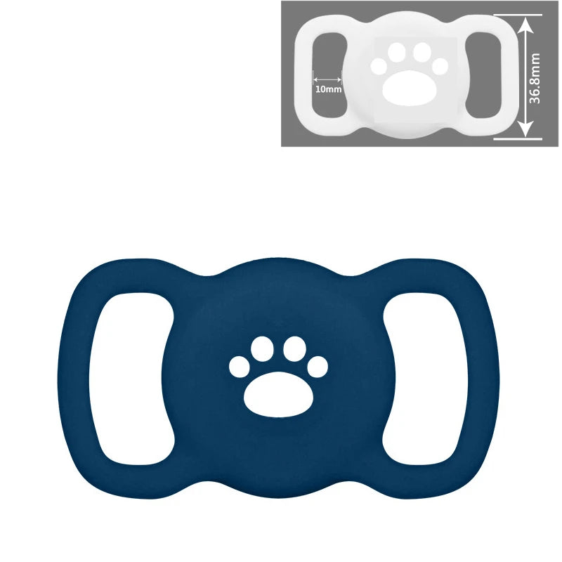 AirTag Dog & Cat Collar Holder – Silicone Full Body Protective