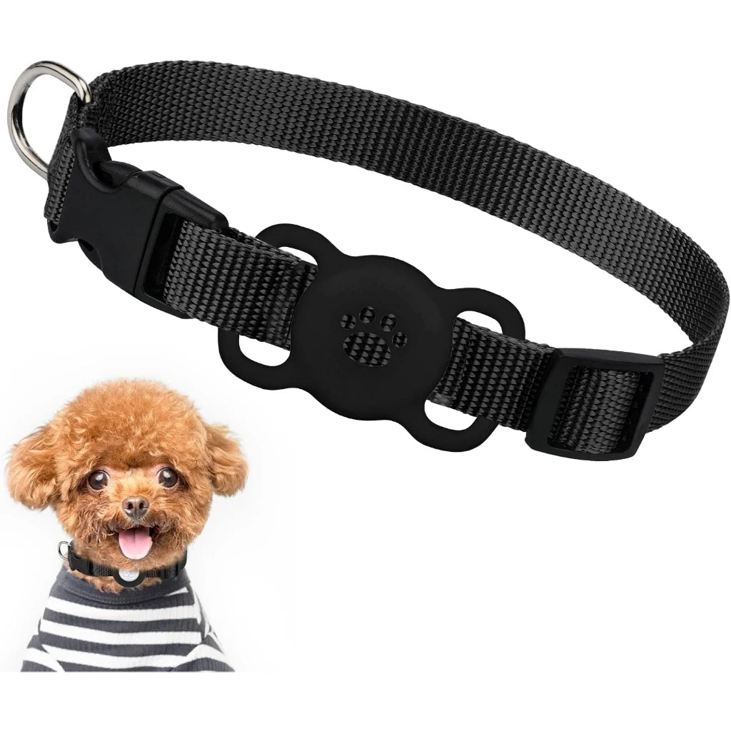 AirTag Dog & Cat Collar Holder – Silicone Full Body Protective