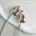 Cartoon Cat Cable Protectors – 2-Pack Cord Savers