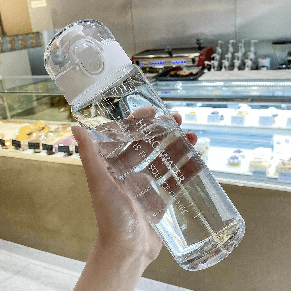 780ml Leak-Proof Sports Water Bottle with Carry Strap