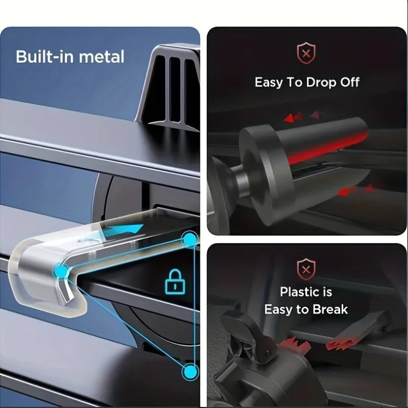 Universal Car Phone Holder – Air Vent Mount for Smartphones 4.7–7.2 Inches
