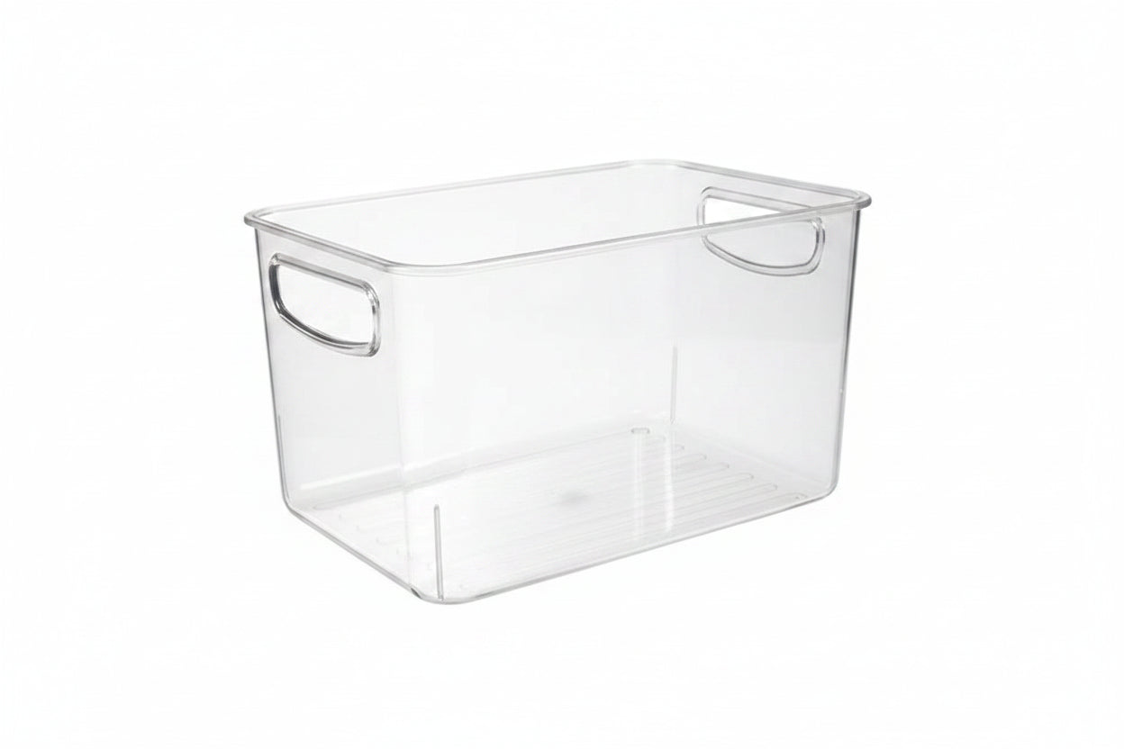 Stackable Fridge Can Organizer – Space-Saving Beverage Storage Bin
