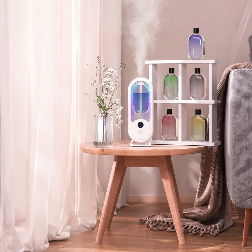 Rechargeable Portable Aromatherapy Diffuser – 5-Speed Essential Oil Mist Diffuser