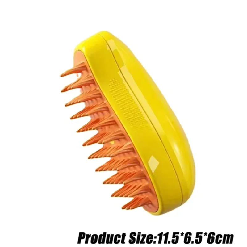 3-in-1 Steam Pet Grooming Brush – Spray, Massage & Hair Removal