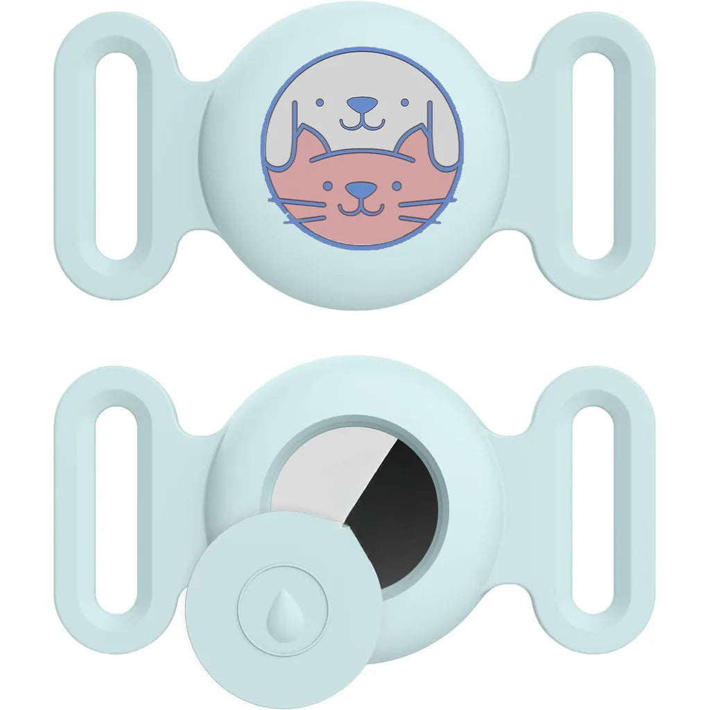 AirTag Dog & Cat Collar Holder – Silicone Full Body Protective