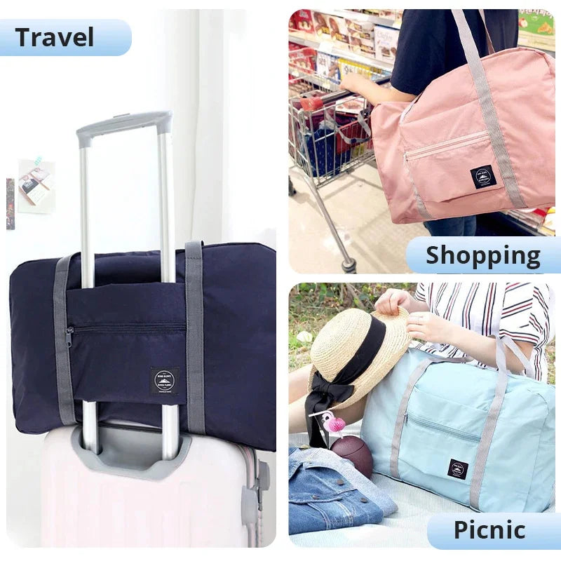 Foldable Travel Duffel Bag – Lightweight Packable Luggage