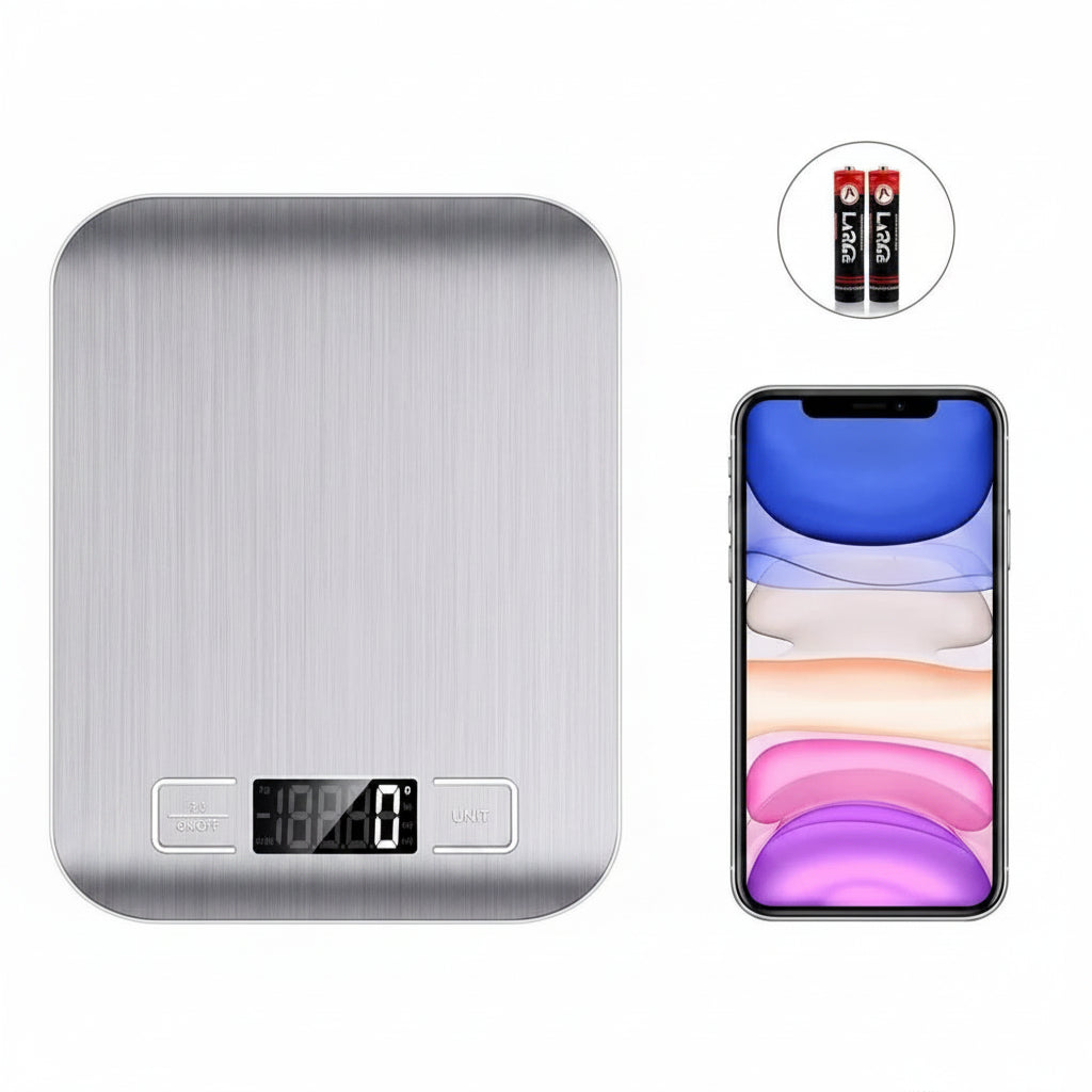 Digital Kitchen Scale with Tare Function – 10kg Capacity