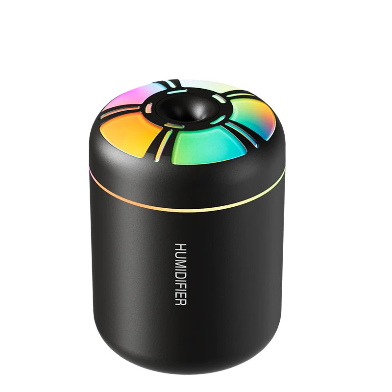 Mini Desktop Humidifier with Colorful LED Night Light