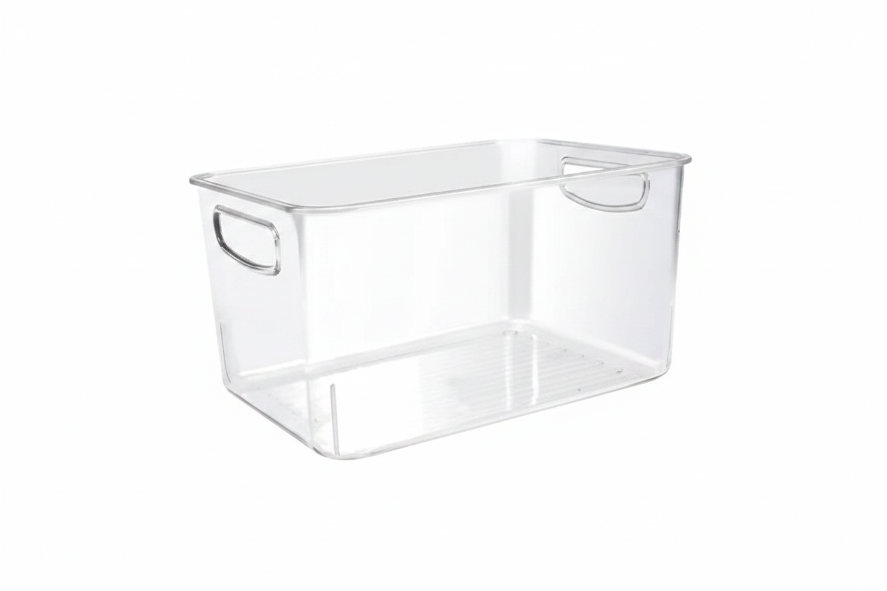 Stackable Fridge Can Organizer – Space-Saving Beverage Storage Bin