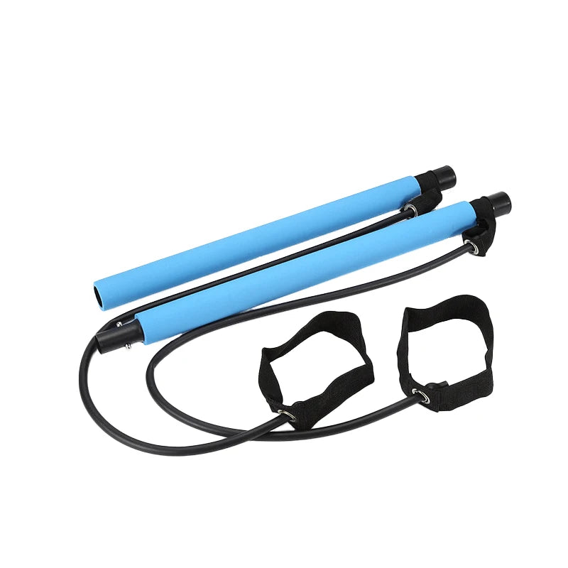 Pilates Bar with Resistance Bands – Full-Body Home Workout Set