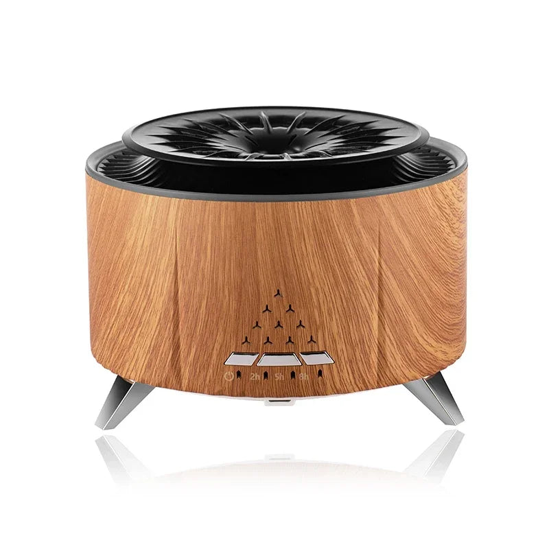 Flame Aroma Diffuser with White Noise & Jellyfish Mist