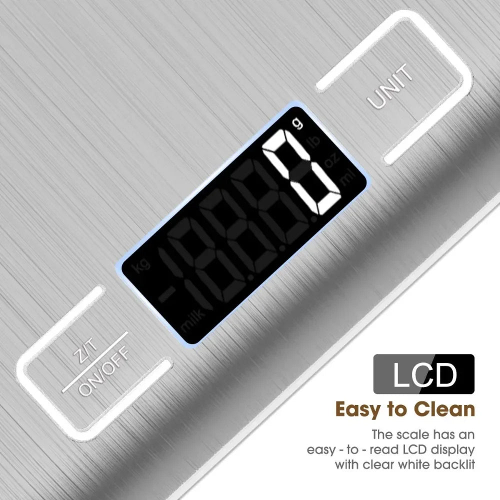 Digital Kitchen Scale with Tare Function – 10kg Capacity