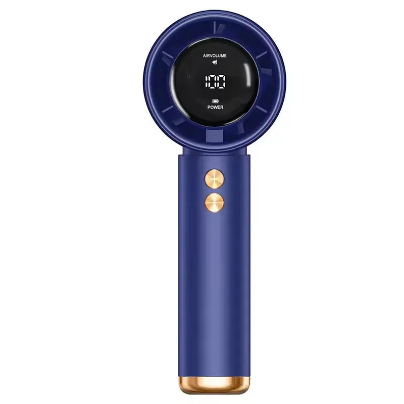 Mini Handheld Turbine Fan – USB Fast Charging Portable Personal Cooling Fan