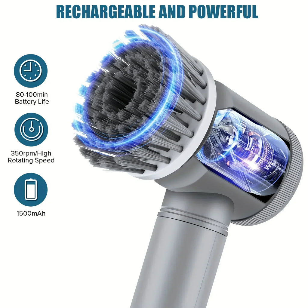 Electric Spin Scrubber – Bathroom Cordless Cleaning Brush