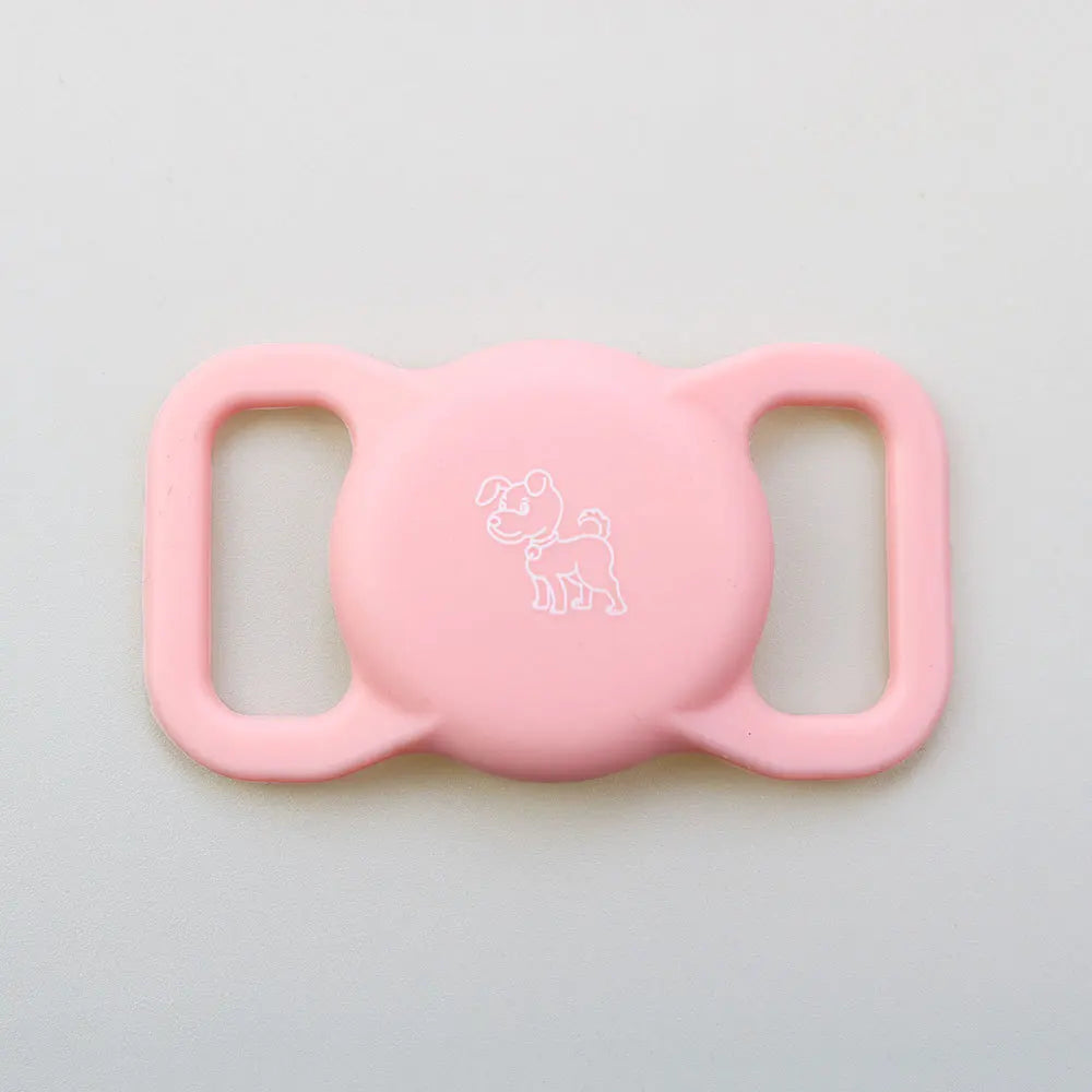 AirTag Dog & Cat Collar Holder – Silicone Full Body Protective
