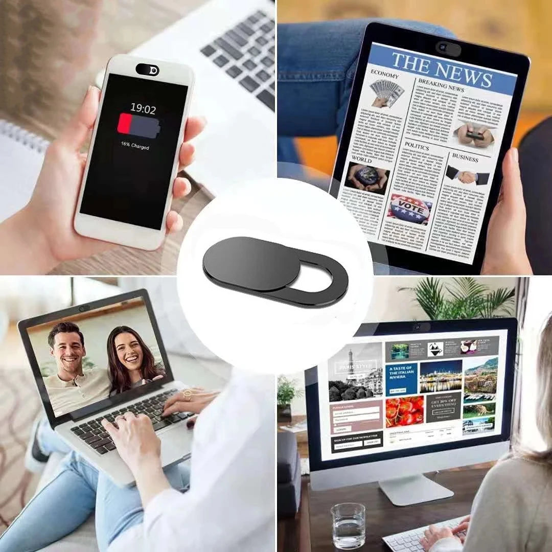 Ultra-Thin Webcam Cover Slider – Camera Privacy Shutter for Laptop, Tablet & Phone