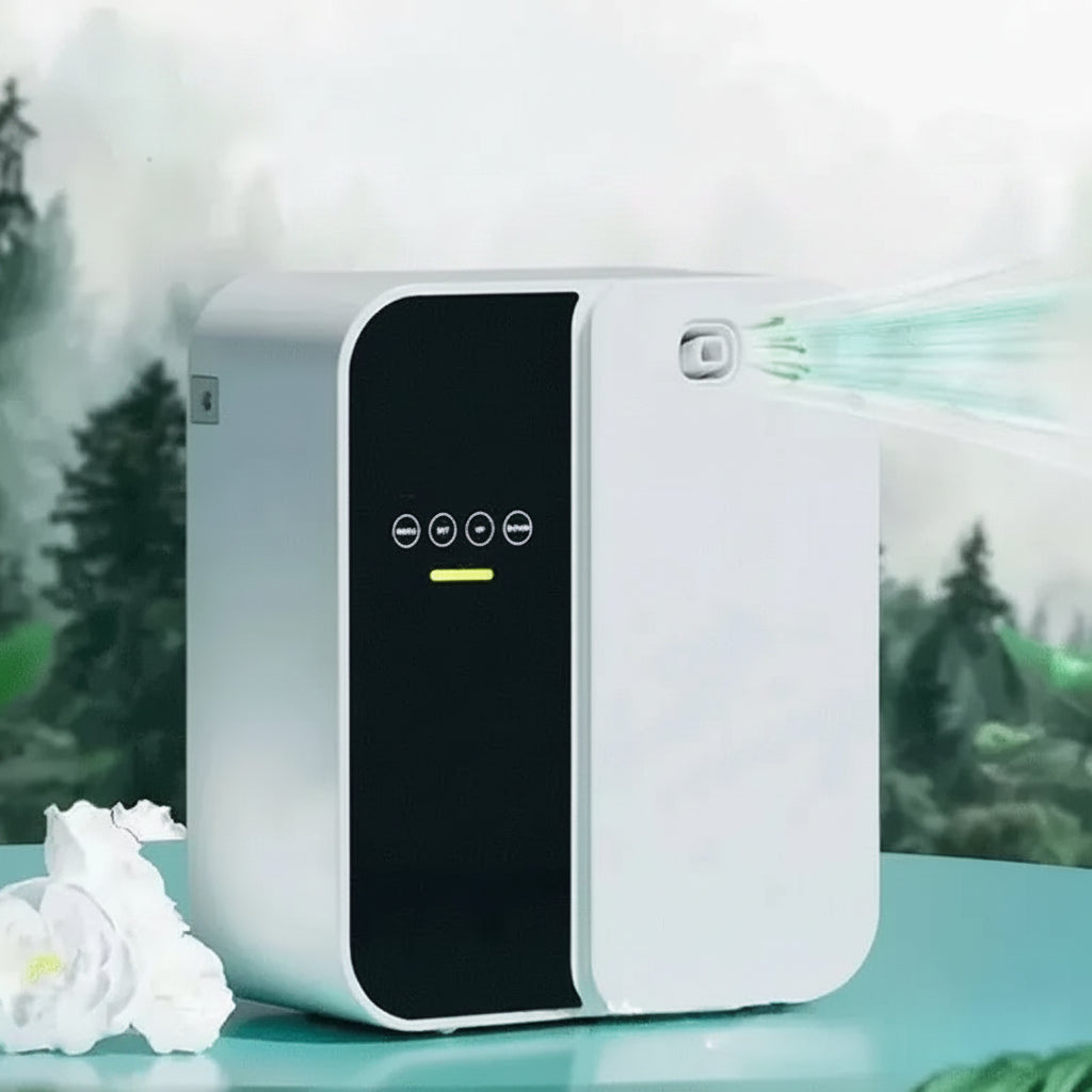 Smart Waterless Aroma Diffuser – Wall Mounted Essential Oil Scent Machine