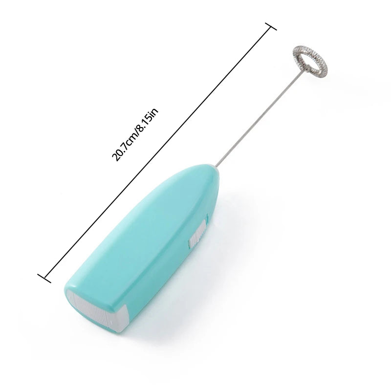 Electric Handheld Milk Frother – Stainless Steel Egg Beater for Coffee & Kitchen