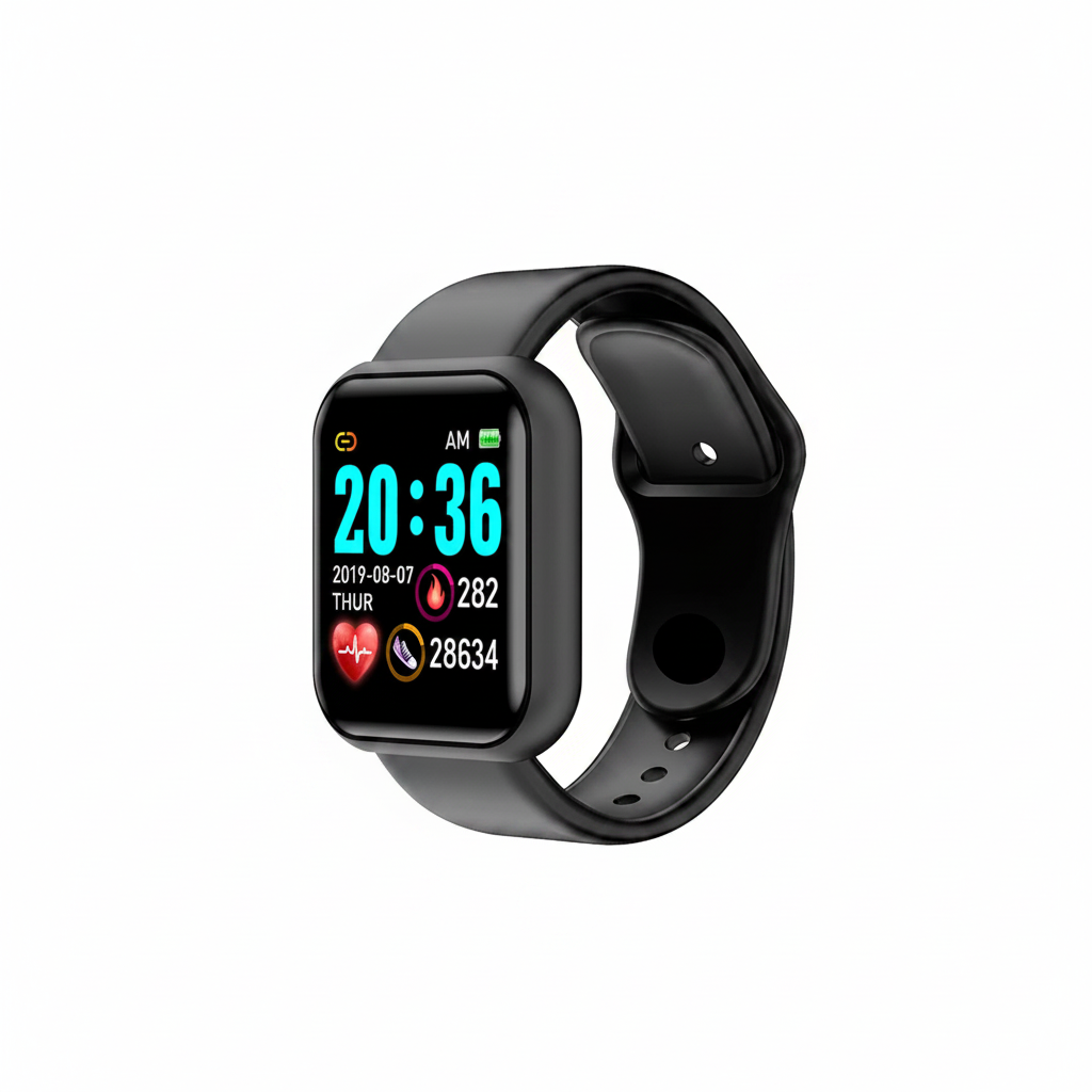 Smart Fitness Watch with Heart Rate, Sleep & Activity Tracking