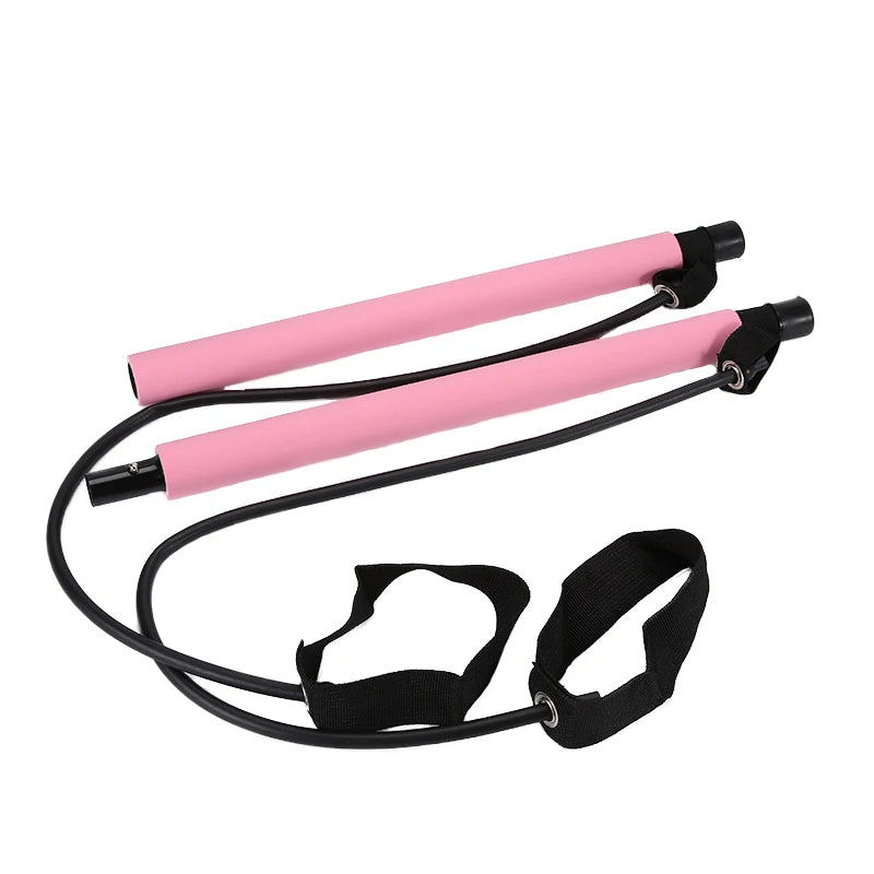 Pilates Bar with Resistance Bands – Full-Body Home Workout Set