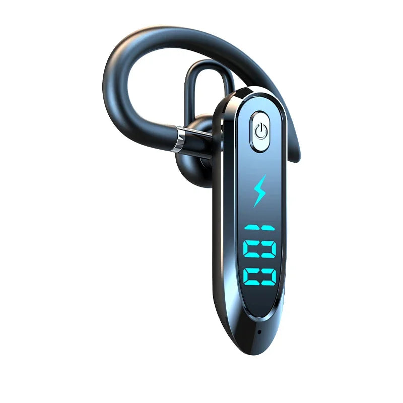 Bluetooth 6.0 Ear-Hook Earphone with LED Display