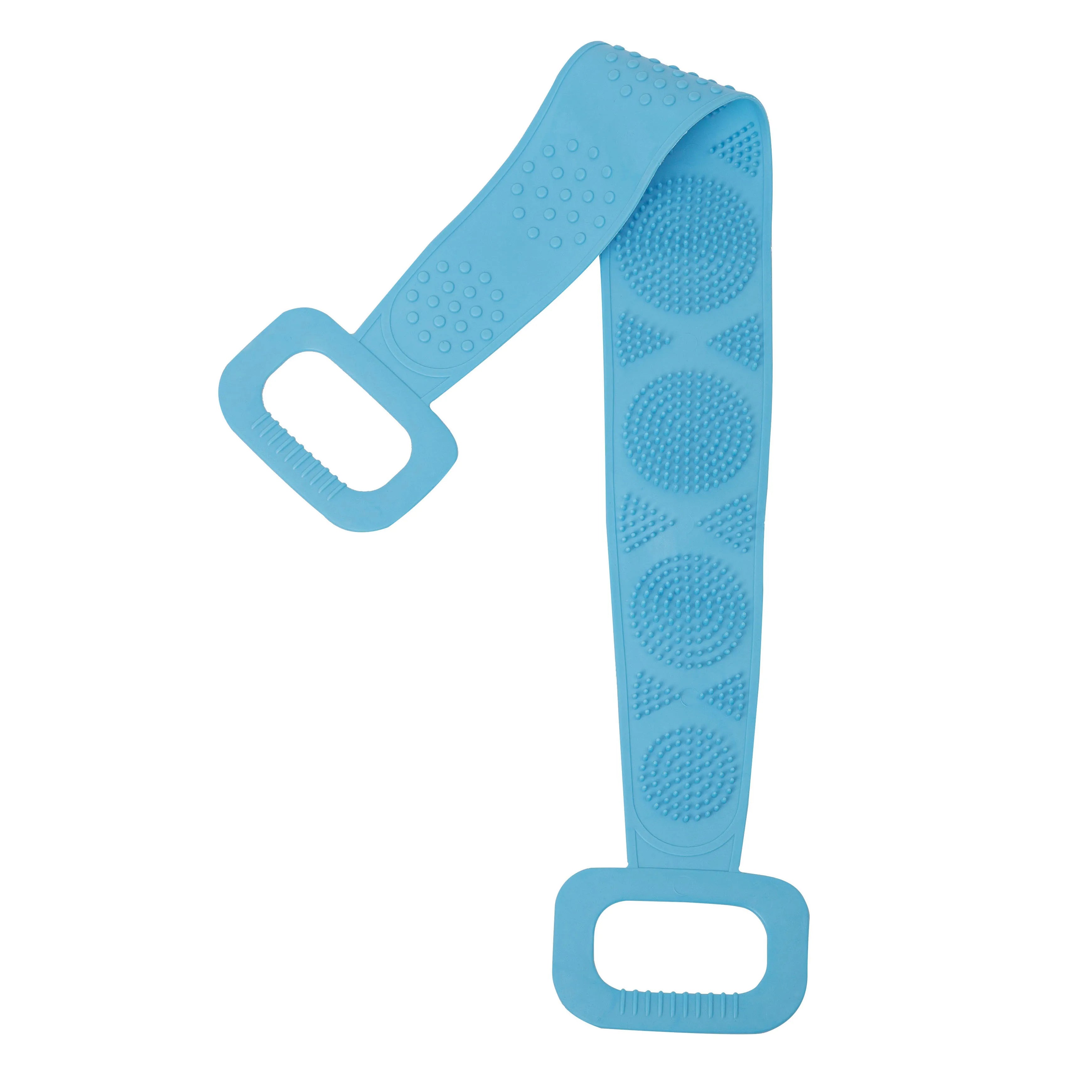 Silicone Exfoliating Back Scrubber – Long Body Shower Massage Brush