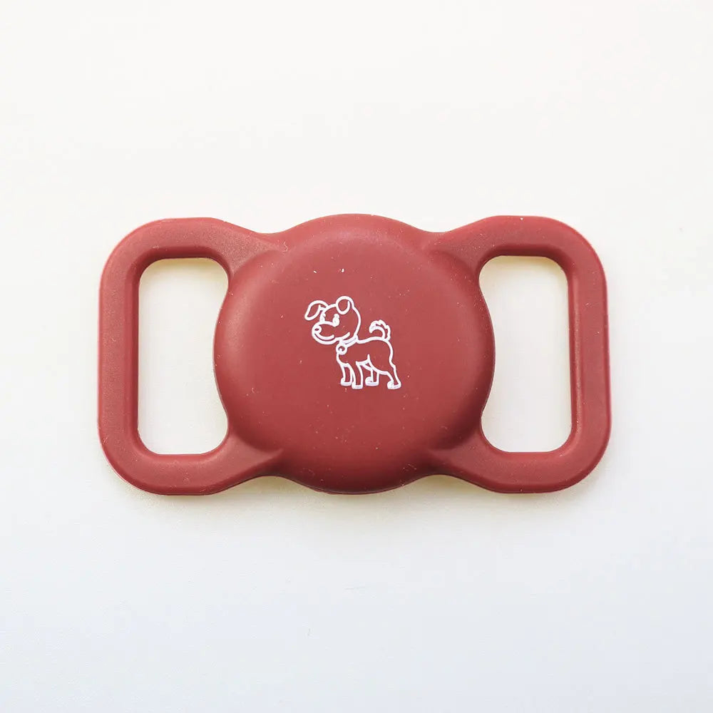 AirTag Dog & Cat Collar Holder – Silicone Full Body Protective