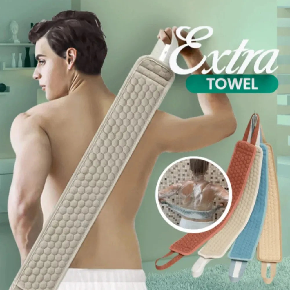 Exfoliating Back Scrubber Strap | Deep Cleansing Shower Bath Belt for Smooth, Healthy Skin