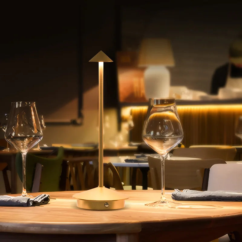 Rechargeable Touch Table Lamp – Cordless LED Mushroom Lamp