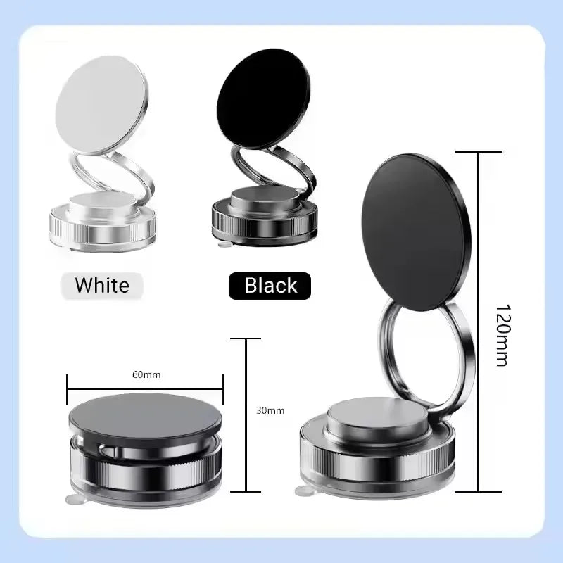 Vacuum Magnetic Car Phone Holder – 360° MagSafe-Compatible Mount