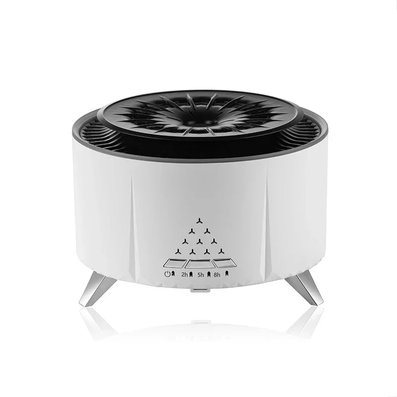 Flame Aroma Diffuser with White Noise & Jellyfish Mist