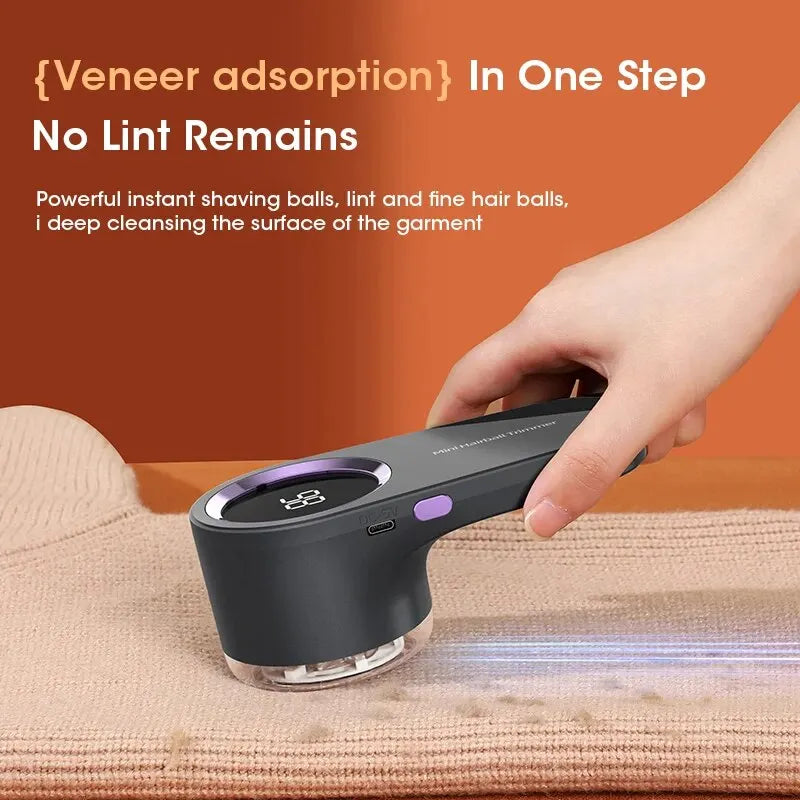 Electric Lint Remover – USB-C Rechargeable Fabric Shaver