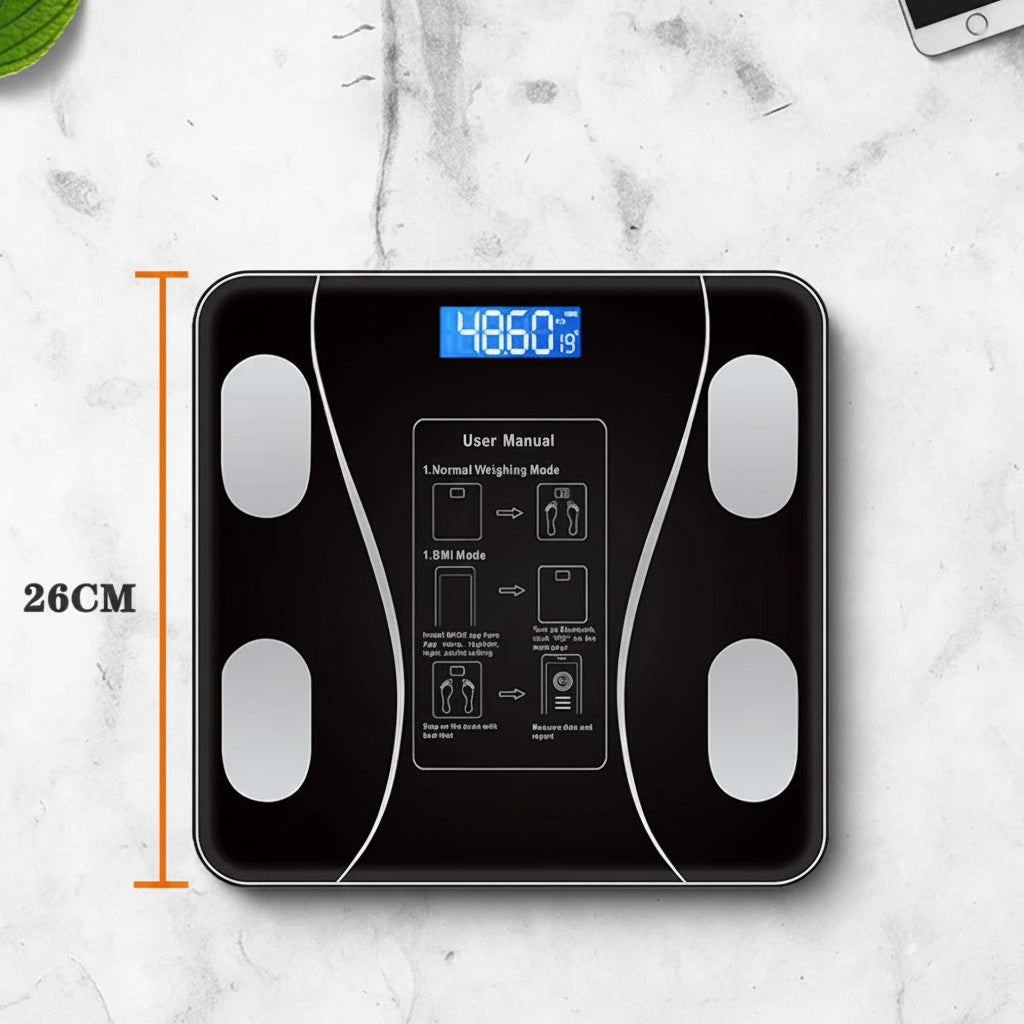 Smart Bluetooth Body Fat Scale –  with Body Composition Analyzer