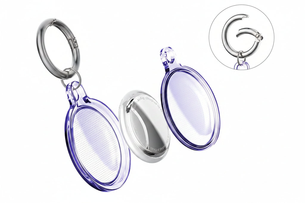 Waterproof AirTag Protective Keychain Holder – Anti-Lost Tracker Case
