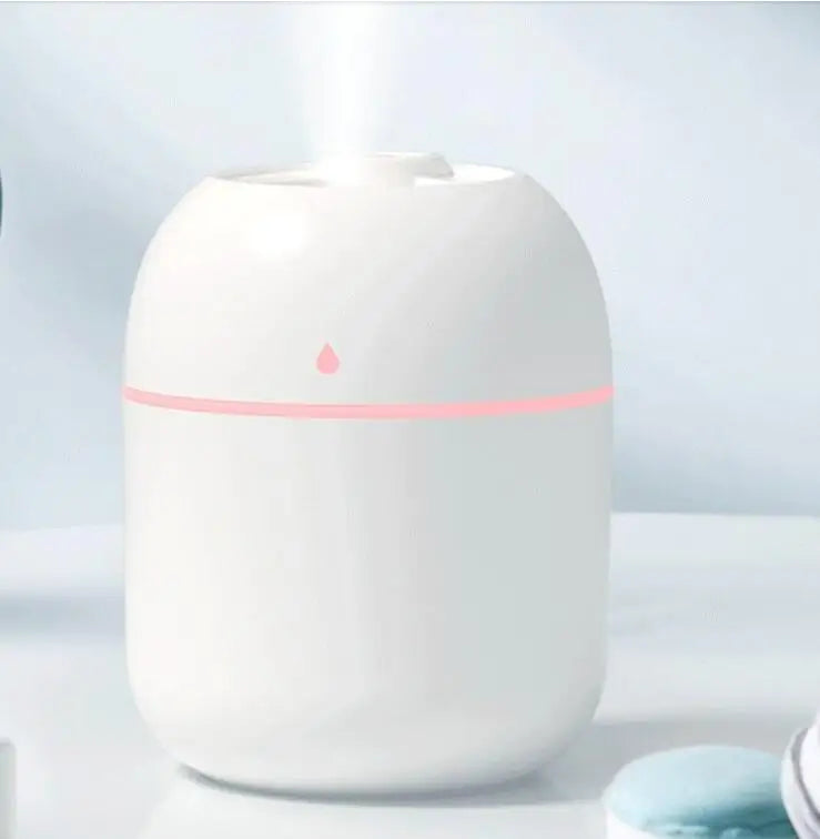 250ml USB Mini Cool Mist Humidifier with LED Light