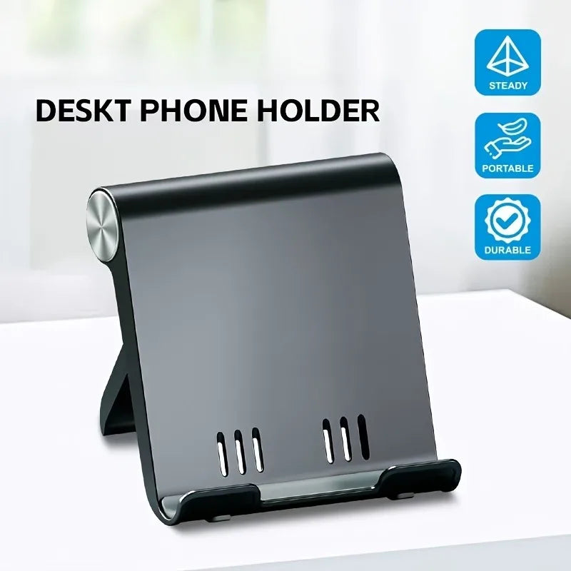 Foldable Phone & Tablet Stand – Portable Desktop Holder