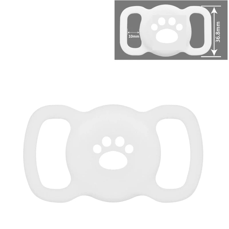 AirTag Dog & Cat Collar Holder – Silicone Full Body Protective