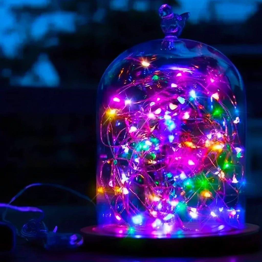 Solar Fairy String Lights – Waterproof 8-Mode Outdoor Garden & Patio Lights