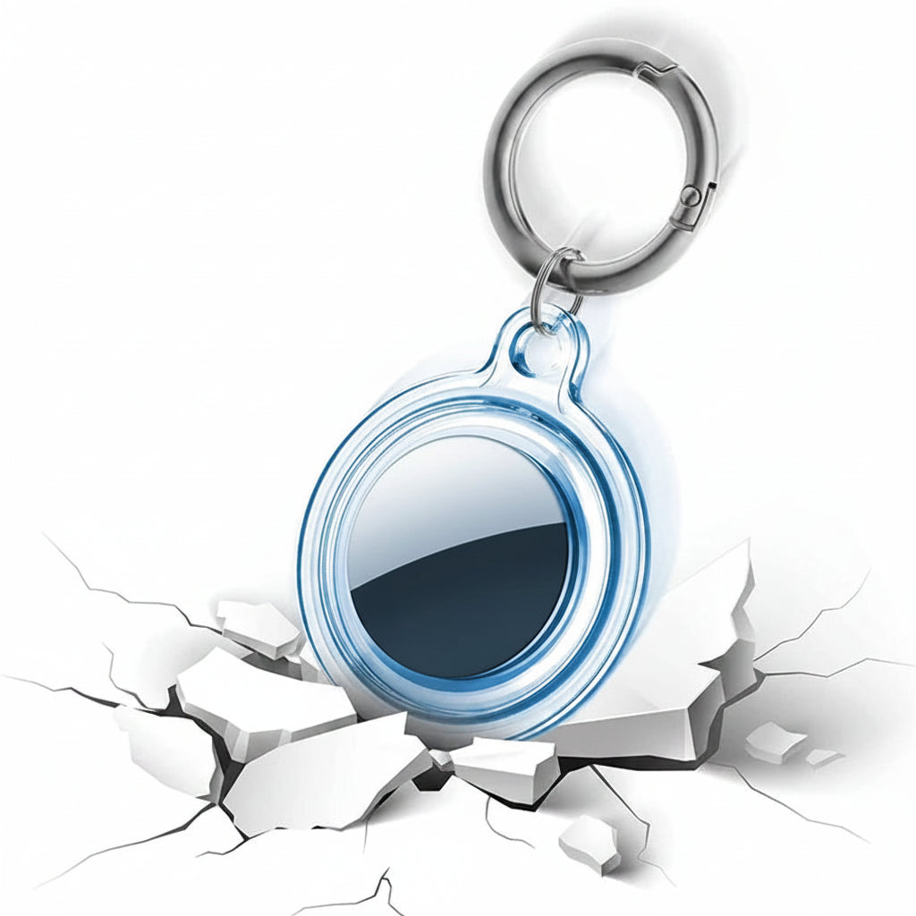 Waterproof AirTag Protective Keychain Holder – Anti-Lost Tracker Case